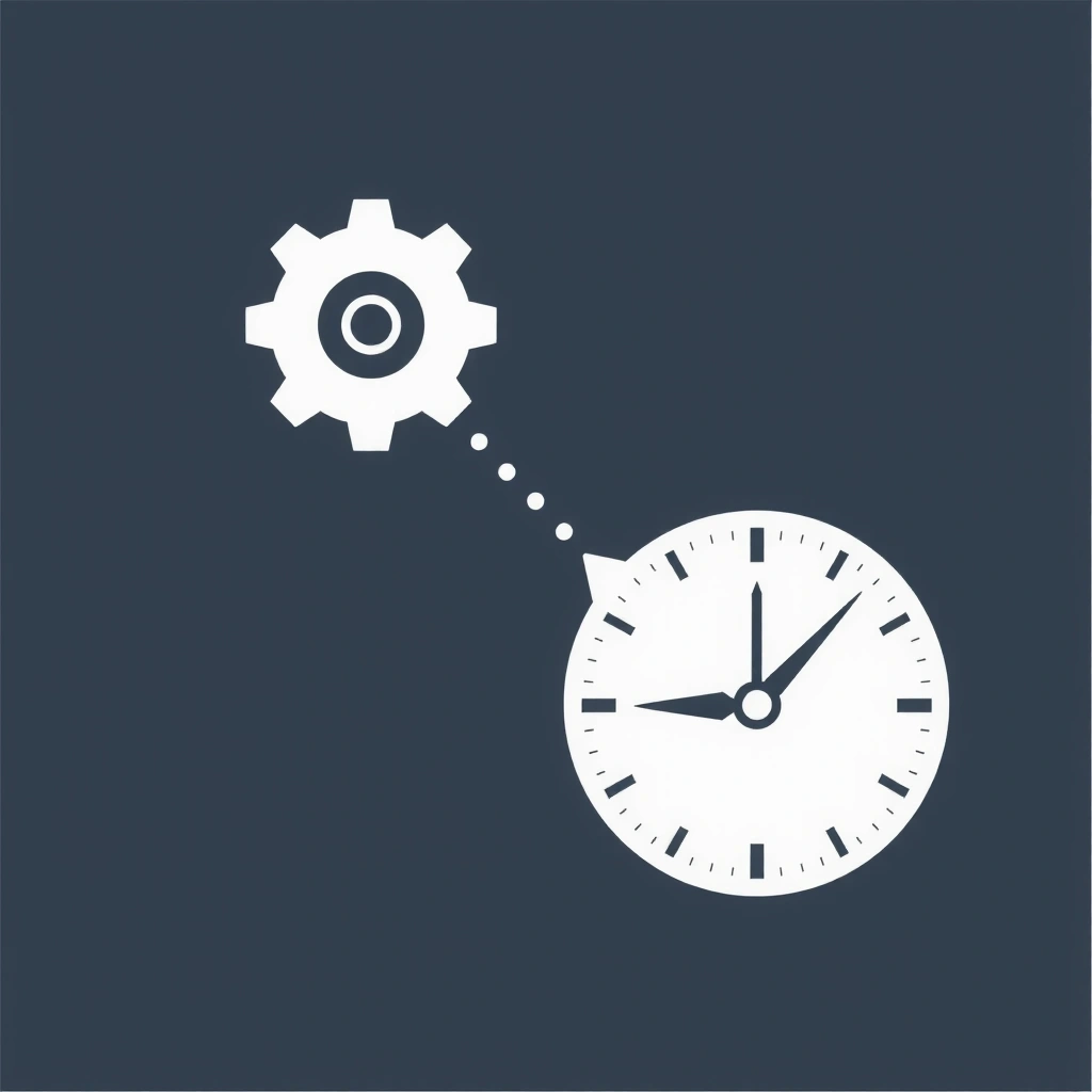 Clock icon representing flexible scheduling
