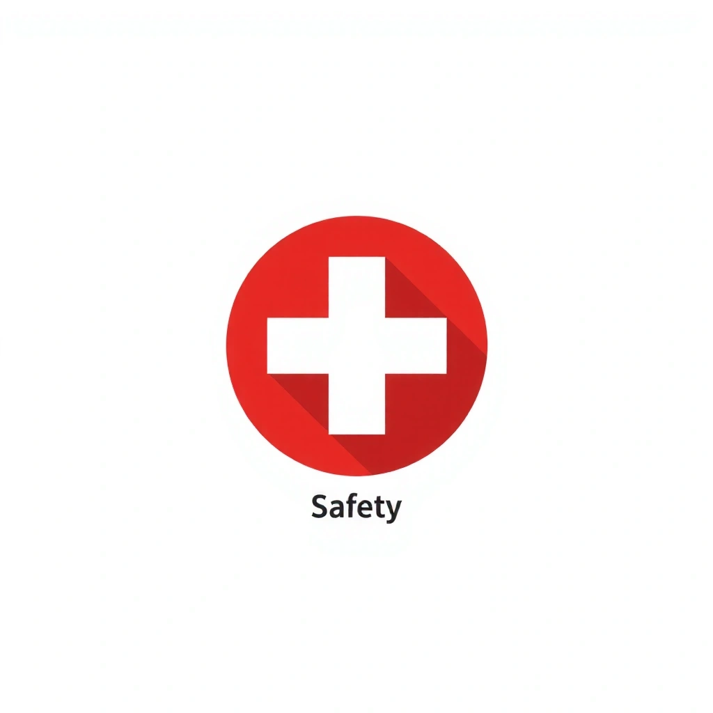 First aid cross icon representing health and safety compliance