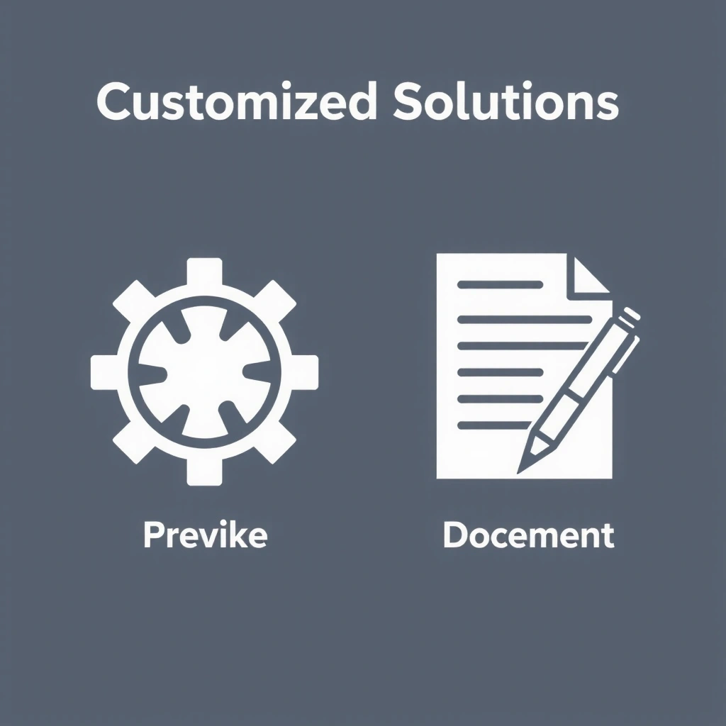 Icon representing customized solutions